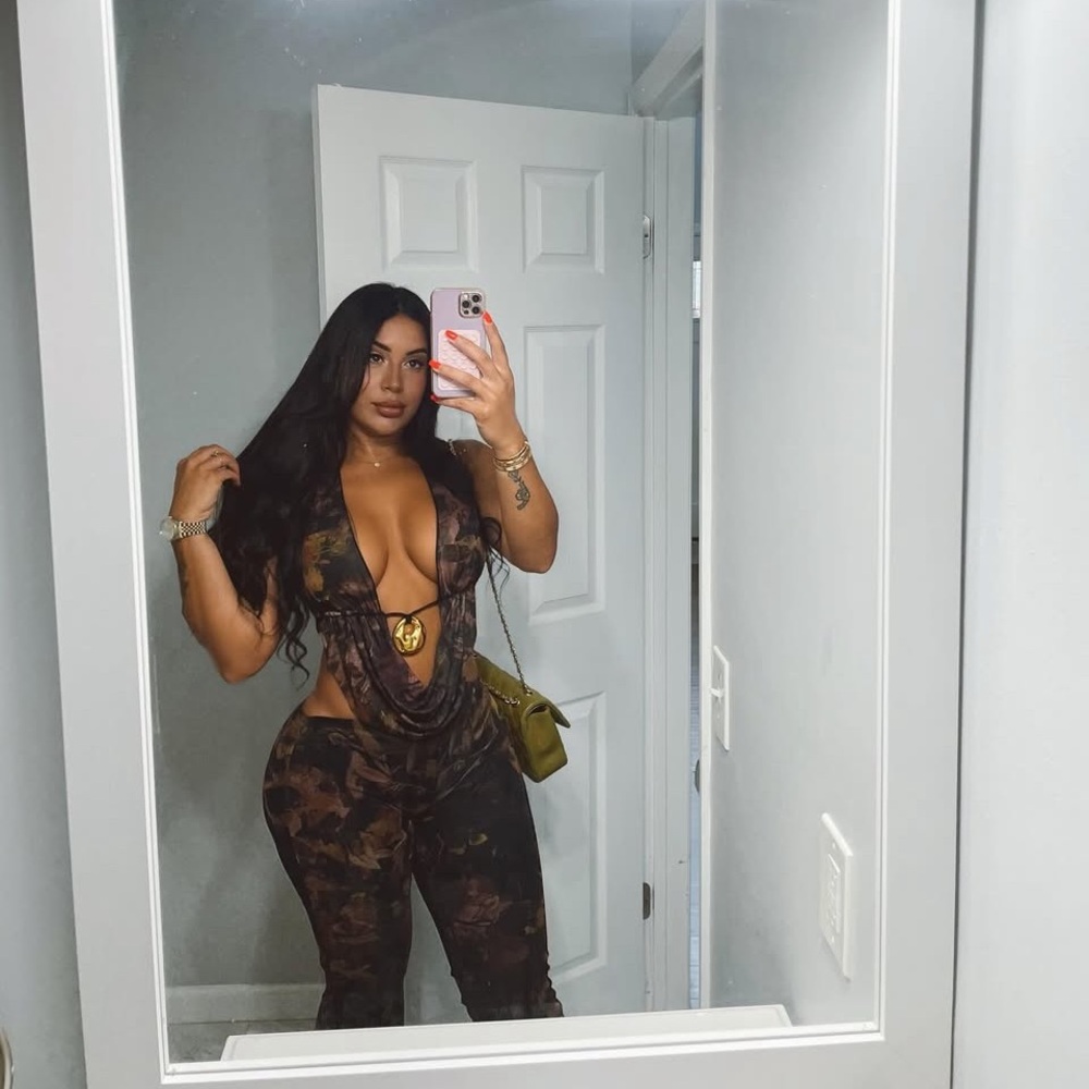 Fashion Nova Soleil mesh backless jumpsuit Jumpsuit - lined